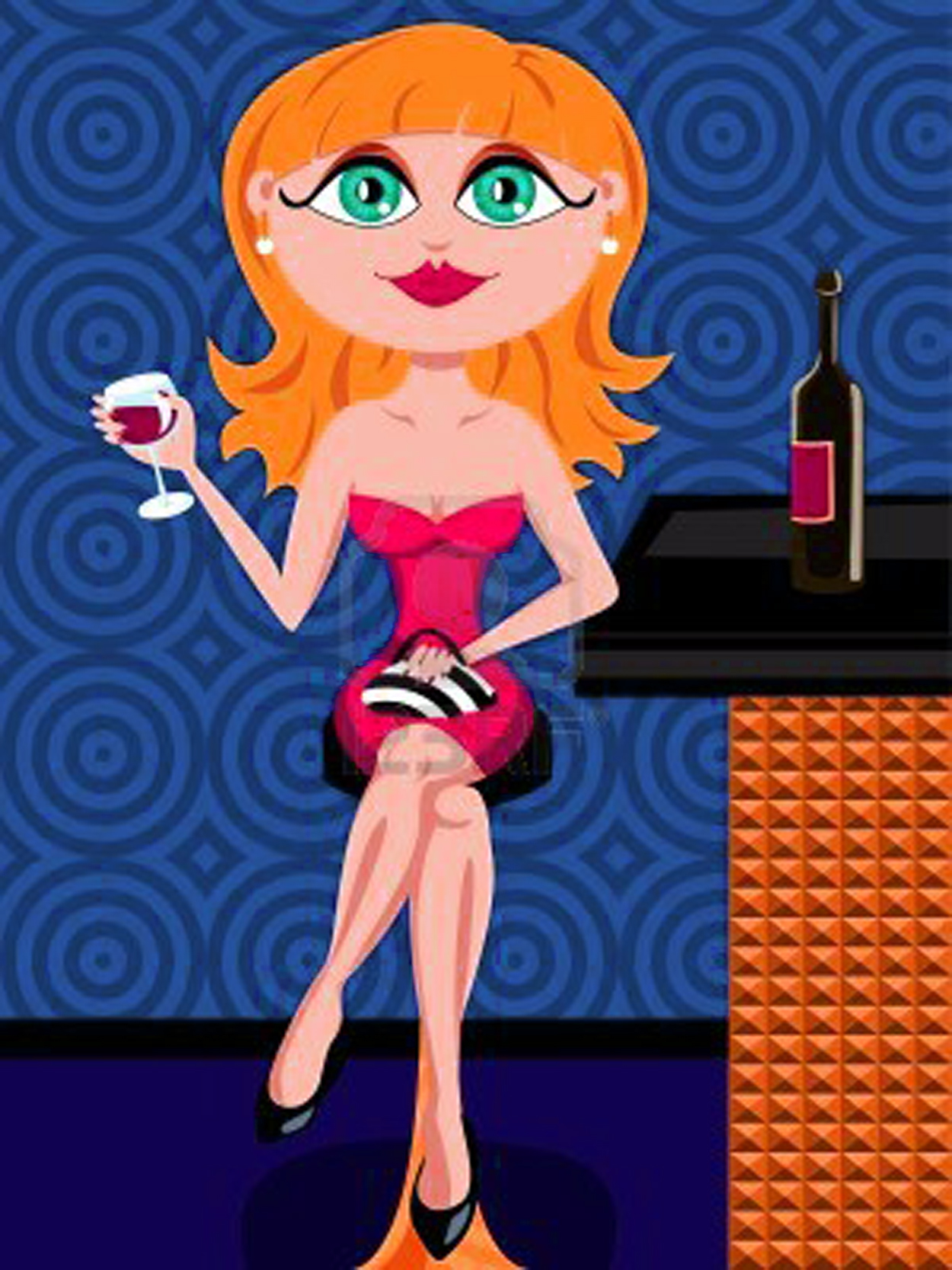 10955470-bella-bionda-donna-personaggio-dei-cartoni-animati-in-un-vestito-rosso-a-bere-un-bicchiere-di-vino-a[1] (2).jpg